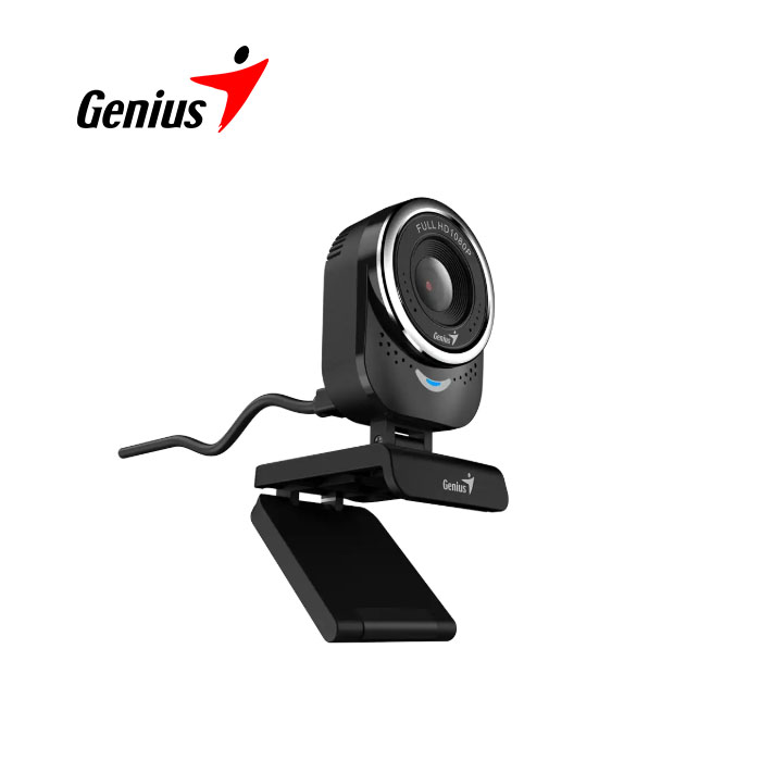 Webcam Genius QCam 6000 conectada por USB a laptop