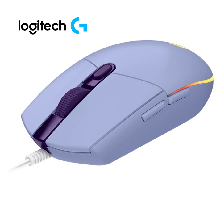 Mouse Gamer Logitech G203 RGB Linghtsync Lila